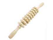 New Special Home Wooden Wheel 9 Rollers Belly Health Massager for Ladies