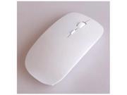 New White 2.4G Slim Mini USB Wireless Optical Mouse For Laptop PC Mac