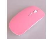 New PINK 2.4G Silm USB Wireless Optical Mouse Mice For Laptop PC Mac