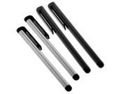 2x Black and 2x Silver Stylus Pens For iPad
