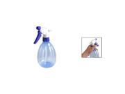 TEar Drop Shape Blue White Plastic Flowers Plants Water Sprayer 520ml