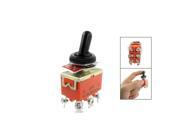 New 15A 250VAC on off on 3 Position DPDT Toggle Switch with Waterproof Boot