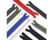 Wholesale 50 Assorted Dress Upholstery Craft Nylon Metal Closed Open Ended Zips