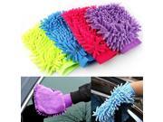 New Easy Microfiber Car Kitchen Household Wash Washing Cleaning Glove Mit UK
