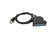 New UK USB 2.0 Male to DB25 IEEE 1284 Parallel Port Printer Adapter Cable