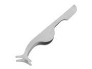 New Silver Tone Stainless Steel Extension Eyelash Applicator Tool Fish Tail Clip