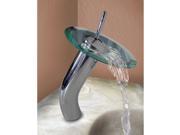 12 Chrome Waterfall Faucet Bathroom Vessel Sink Bath Faucet