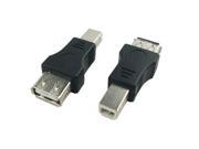 USB Type A Female to USB Type B Male Adapter