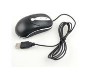 WiRed USB PC LapTop Computer Optical Mouse *Black and White*