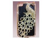 1x Luxury Designer Bling Crystal Case Handmade Blue Peacock for Apple iPhone 4 and 4s [Limited Edition]