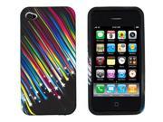 Shooting Stars Flexible TPU Gel Case for Apple iPhone 4 4S