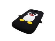 Penguin Silicone Case Skin Cover For Samsung Galaxy S3 i9300 i747 L710 T999 Black