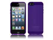 Purple Flex Gel Case Skin Cover for Apple iPhone 5 5G