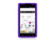 Purple Soft Gel Silicon Skin Case Cover for LG Optimus L9 P769 P760