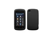 Black Silicone Skin Case Cover for LG Encore GT550