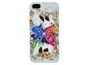 Colorful Butterfly Soft TPU Silicon Back Case Cover for iPhone 5 5th 5G