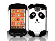 Rubberized Design Cover For Samsung Brightside U380 Panda Bear
