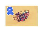 New Multi Vintage Colorful Crystal Peacock Bracelet Bangle And Free Cable Tie