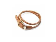 New Practical Exquisite Brown Korean Fashion Leather Double Wrap Belt Bracelet