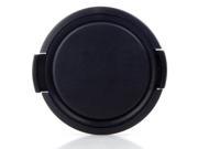 TextuRed Black Plastic 52mm Lens Cover Cap For Camera