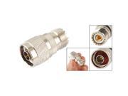 New Silver Antenna Coaxial Cable UHF Female to N Male Connector Cable Adapter