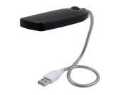 16.3 Flexible Neck USB Plug 28 LEDs Black Reading Light for Laptop PC