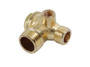 New 0.35 Female Thread Tube Connector Brass Check Valve for Air Compressor