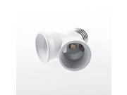 E27 1 to 2 E27 LED Light Lamp Bulb Adapter Converter Split Splitter Base Socket