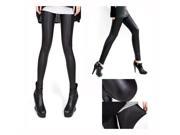 WOMENS SEXY FASHION LEATHER LOOK HIGH Tight WAISTED JEGGINGS LEGGINGS
