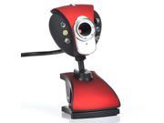 New USB 50.0M 6 LED Webcam Camera WebCam With Mic for Desktop PC Laptop