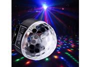 DMX512 RGB Crystal Magic Ball Stage Lighting Effect Light Digital LED Display