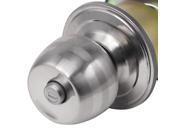 Stainless Steel Round Door Knobs Handle Entrance Passage Lock Entry with Key New Stainless Steel Round Door Knobs Handle Entrance Passage Lock Entry with Key New