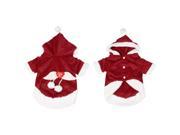 Xmas Costume Party Santa Angel Wing Dog Clothes Puppy Apparel Outerwear L