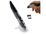 2.4GHz Wireless Pen Shaped Mouse Adjustable 500 1000 USB2.0 Receiver Grey