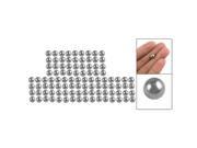 100 pcs Bicycle Replacement Silver Tone Steel Bearing Ball 6mm Diameter