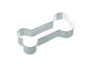 New Lovely Dog Bone Shape Cookie Cutter Silver Cut Outs Mold For Party