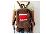 New Brown DOMO KUN Plush Backpack Toy Cute Sitting Style Baby Toy