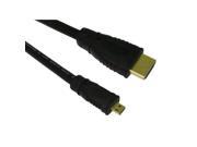 AV HDMI Cable 6 Foot High Definition Micro HDMI Type D To HDMI Type A Cable For GoPro HERO3 Camcorder