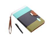 Magnetic Flip Wallet Smart Cover Stand Case For iPad Mini PU Hybrid Color Wake Sleep Gift Stylus Pen Variety of Color Options MaIn Black2