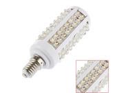 E14 220V Warm White 7W 108 LED Corn Light Bulb Lamp