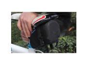 Cycling Bicycle Bike Saddle Outdoor Pouch Seat Tail Bag Black 600D