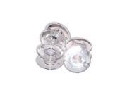 10Pcs Sewing Clear Plastic Sewinc Machine Empty Bobbin for Brother singer Janome