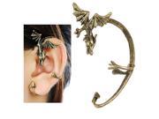 New Practical Exquisite Ancient Flying Dragon Ear Wrap Cuff Gothic Earrings