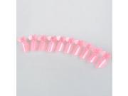10xManicure Finger Nail Art Design Tips Cover Polish Shield Protector Clip Pink