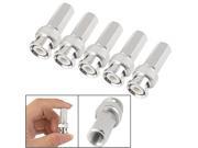 5 x Twist On Male RF Coax Connector for CCTV RG59 Cable Security Camera