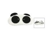 New Plush Cartoon Panda Soft Sleeping Eyeshade Eye Blinder Eyeshade black