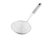 Middle Stainless Steel Handleheld Mesh Hollow Net Strainer Ladle Kitchen Cook