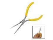 New 6 Inch Mini Yellow Metal Reach Needle Nose Pliers Tool