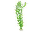 12 Green Plastic Leaf Plants Ornament For Aquarium Fish Tank