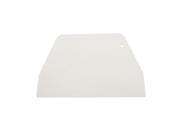 New 19 cm x 12.5cm Flat White Plastic Cake Decorator Dough Pastry Scraper Tool